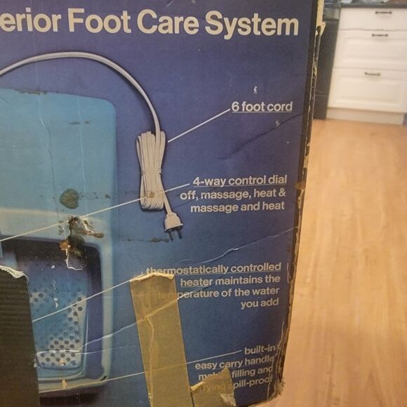 EUC Vintage 1981 Clairol The Foot Fixer Foot Spa W/ Vibrating/Massage/Heat WORKS - Picture 15 of 16